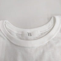 Y's 未使用品 COTTON JERSEY HALF SLEEVE Y'S LOGO T サイズ4 ユニセックス 半袖Ｔシャツ 24SS ホワイト ワイズ/Yohji【中古】4-0630S♪