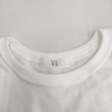 Y's 未使用品 COTTON JERSEY HALF SLEEVE Y'S LOGO T サイズ4 ユニセックス 半袖Ｔシャツ 24SS ホワイト ワイズ/Yohji【中古】4-0630S♪