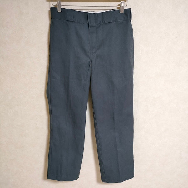 Dickies 874 ウエスト31 ワークパンツ センタープレス チノパンツ グレー メンズ ディッキーズ【中古】4-0901G△