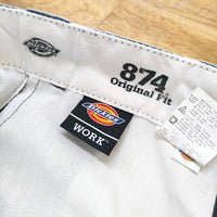 Dickies 874 ウエスト31 ワークパンツ センタープレス チノパンツ グレー メンズ ディッキーズ【中古】4-0901G△