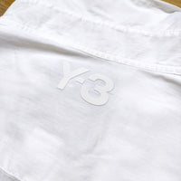 Y-3 CLASSIC LONG BACK STEP SHIRT ジップシャツ 定価30800円 長袖シャツ オフホワイト メンズ ワイスリー/Yohji【中古】4-0901M△