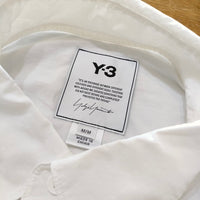 Y-3 CLASSIC LONG BACK STEP SHIRT ジップシャツ 定価30800円 長袖シャツ オフホワイト メンズ ワイスリー/Yohji【中古】4-0901M△