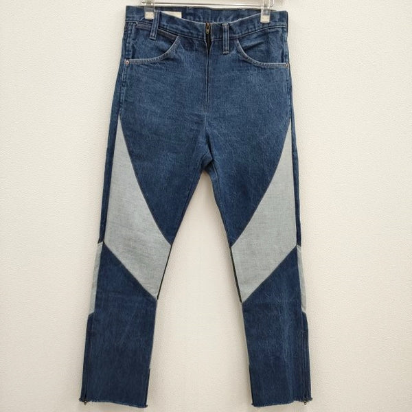 77circa 新品 circa make AJ cutback denim pants 定価31900円 加工 リメイク 30 デニムパンツ ブルー メンズ ナナナナサーカ【中古】4-0810G♪