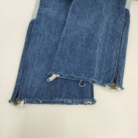 77circa 新品 circa make AJ cutback denim pants 定価31900円 加工 リメイク 30 デニムパンツ ブルー メンズ ナナナナサーカ【中古】4-0810G♪