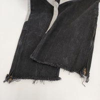 77circa 新品 circa make AJ cutback denim pants 定価31900円 加工 リメイク 32 デニムパンツ ブラック メンズ ナナナナサーカ【中古】4-0810G♪