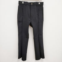 77circa 新品 circa make polyester ge3 pants 定価37400円 加工 リメイクパンツ 34 cm23ss-09 ブラック メンズ ナナナナサーカ【中古】4-0810M♪