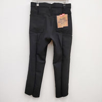 77circa 新品 circa make polyester ge3 pants 定価37400円 加工 リメイクパンツ 34 cm23ss-09 ブラック メンズ ナナナナサーカ【中古】4-0810M♪