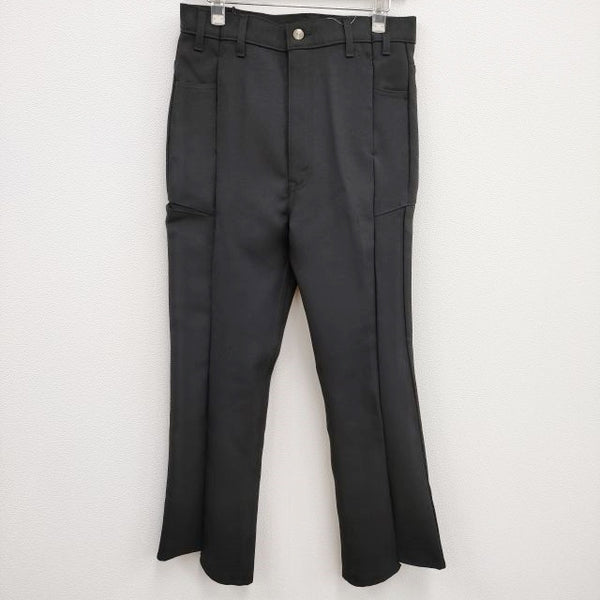 77circa 新品 circa make polyester ge3 pants 定価37400円 加工 リメイクパンツ 32 cm23ss-09 ブラック メンズ ナナナナサーカ【中古】4-0810M♪