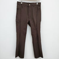 77circa 新品 circa make polyester ge3 pants 定価37400円 加工 リメイクパンツ 32 cm23ss-09 ブラウン メンズ ナナナナサーカ【中古】4-0810M♪