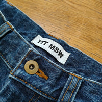 TTT_MSW Palm Tree denim  加工 ジーンズ TTT-2022SS-PT02 デニムパンツ 2022SS ブルー メンズ ティー【中古】4-0901G△