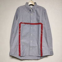 VISVIM 未使用品 V＋V 5-NATION SHIRT L/S バンダナ柄 定価37800円 長袖シャツ ブルー メンズ ビズビム/ヴィズヴィム【中古】4-1016M∞