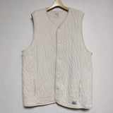 snow peak Natural Warm Stretch Vest JK-22AU114 ナチュラル ウォーム ストレッチ ベスト アイボリー メンズ スノーピーク【中古】4-1028T∞