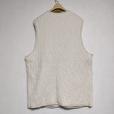 snow peak Natural Warm Stretch Vest JK-22AU114 ナチュラル ウォーム ストレッチ ベスト アイボリー メンズ スノーピーク【中古】4-1028T∞