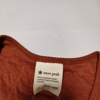 snow peak Natural Warm Stretch Vest JK-22AU114 ナチュラル ウォーム ストレッチ ベスト オレンジ メンズ スノーピーク【中古】4-1028T∞