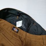 Dickies/UNUSED UW1056 Dickies Slacks BLACK TCツイル生地 ポリコットン スラックス ワーク パンツ ブラウン メンズ ディッキーズ/アンユーズド【中古】4-1019G∞