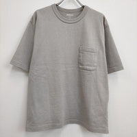 green label relaxing 3217-175-5210 M ポケット 半袖Ｔシャツ カットソー グレージュ メンズ グリーンレーベルリラクシング【中古】4-0818S♪