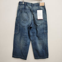 Graphpaper 新品 Selvage Denim Cargo Pants(DARK FADE) GM233-40182DB 定価37400円 1 デニムパンツ ブルー グラフペーパー【中古】4-0818G♪