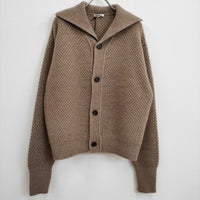 AURALEE 新品 BABY CASHMERE KNIT CARDIGAN A23AC01BC 定価88000円 4 カシミヤ カーディガン 23AW ベージュ メンズ オーラリー【中古】4-0814T♪