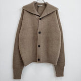 AURALEE 新品 BABY CASHMERE KNIT CARDIGAN A23AC01BC 定価88000円 5 カシミヤ カーディガン 23AW ベージュ メンズ オーラリー【中古】4-0814T♪