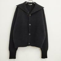 AURALEE 新品 BABY CASHMERE KNIT CARDIGAN A23AC01BC 定価88000円 3 カシミヤ カーディガン 23AW ブラック メンズ オーラリー【中古】4-0814T♪