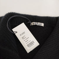 AURALEE 新品 BABY CASHMERE KNIT CARDIGAN A23AC01BC 定価88000円 3 カシミヤ カーディガン 23AW ブラック メンズ オーラリー【中古】4-0814T♪