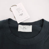 HERILL 新品 Cotton Pocket Tee 23-080-HL-8210-1 定価30800円 サイズ2 半袖 ニット ネイビー系 メンズ ヘリル【中古】4-0818S♪