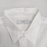 Graphpaper Broad S/S Oversized Regular Collar Shirt GM221-50113B 定価25300円 半袖シャツ ホワイト メンズ グラフペーパー【中古】4-0818S♪