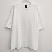 BATONER SMOOTH KNIT CREW NECK TSHIRT BN-23SM-038 定価19800円 サイズ3 半袖Ｔシャツ カットソー ホワイト メンズ バトナー【中古】4-0818S♪