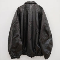 ISSUETHINGS 新品 John別注 Lether Jacket 定価181500円 レザー ジャケット 24SS ブラック メンズ イシューシングス【中古】4-0814T♪#