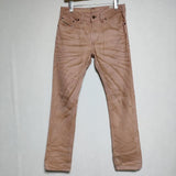 DIESEL THAVAR SLIM SKINNY サイズ30 加工 ジーンズ デニムパンツ ピンク メンズ ディーゼル【中古】4-1019G∞