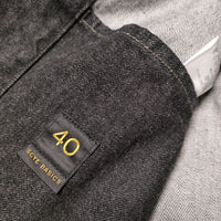 SCYE BASICS ブラックデニム BLACK SELVEGE DENIM JACKET 20周年記念 定価37400円 デニムジャケット 黒 メンズ サイベーシックス【中古】4-1016M∞