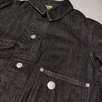 SCYE BASICS ブラックデニム BLACK SELVEGE DENIM JACKET 20周年記念 定価37400円 デニムジャケット 黒 メンズ サイベーシックス【中古】4-1016M∞