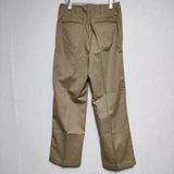 HYKE T/C TWILL ARMY CHINOS 13234 定価26400円 センタープレス チノパンツ ベージュ メンズ ハイク【中古】4-1019G∞