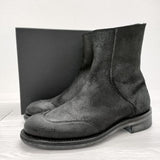 RIP VAN WINKLE Back Zip Boots 定価85800円 レザー 革 41サイズ RB-230 ブーツ ブラック メンズ リップヴァンウィンクル【中古】4-1012G◎