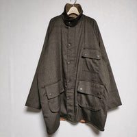 gourmet jeans GR-2211 STORM COAT 定価86900円 ストーム ジャケット ブラウン メンズ グルメジーンズ【中古】4-1028T∞