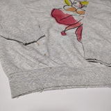 SASQUATCHfabrix. 新品 PINUP GIRL SAVAGE SWEATSHIRT 定価19800円 裏毛 トレーナー 加工 スウェット 24SS アッシュグレー メンズ サスクワァッチファブリックス【中古】4-1215T∞