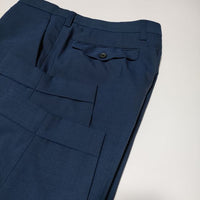 kolor T/Wトロピカル 定価34000円 21SCM-P14109 センタープレススラックス パンツ ネイビー メンズ カラー【中古】5-0115M∞