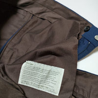 kolor T/Wトロピカル 定価34000円 21SCM-P14109 センタープレススラックス パンツ ネイビー メンズ カラー【中古】5-0115M∞