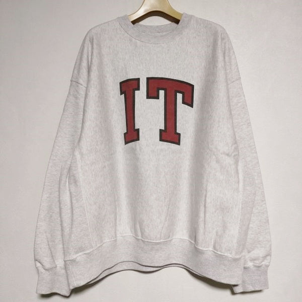 blurhms ROOTSTOCK Print Sweat Crew-neck P/O Big bROOTS23F26P 定価29700円 スウェット グレー メンズ ブラームス【中古】5-0115M∞