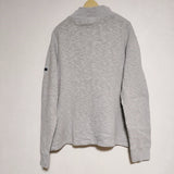 tieasy 起毛コットン モックネック 日本製 サイズ5 長袖Ｔシャツ カットソー ロンＴ グレー メンズ ティージー【中古】5-0115M∞