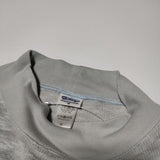 tieasy 起毛コットン モックネック 日本製 サイズ5 長袖Ｔシャツ カットソー ロンＴ グレー メンズ ティージー【中古】5-0115M∞