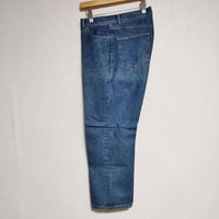 Steven Alan 13.5oz DENIM 5P BAGGY TAPERED PANTS ダメージ加工 ジーンズ デニムパンツ ブルー メンズ スティーブンアラン【中古】5-0115G∞