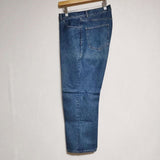 Steven Alan 13.5oz DENIM 5P BAGGY TAPERED PANTS ダメージ加工 ジーンズ デニムパンツ ブルー メンズ スティーブンアラン【中古】5-0115G∞