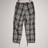 un/unbient EASY TROUSERS UNPT59-UMEX WOOL TROPICAL イージートラウザース パンツ グレー メンズ アン【中古】4-1215M∞