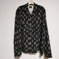 Needles C.O.B. Classic Shirt - W/N Melton / Pt. 定価33000円 長袖シャツ ブラック メンズ ニードルス【中古】4-1215T∞