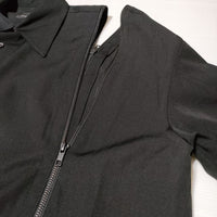 B Yohji Yamamoto ウールギャバジン アシメトリー コート ドレス NC-B52-100 ワンピース 19AW ブラック レディース ビーヨウジヤマモト【中古】4-1208T∞