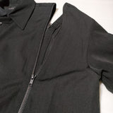 B Yohji Yamamoto ウールギャバジン アシメトリー コート ドレス NC-B52-100 ワンピース 19AW ブラック レディース ビーヨウジヤマモト【中古】4-1208T∞