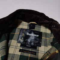 Barbour ビデイル BEDALE WAXED COTTON イギリス製 セージ C36/91CM オイルド ジャケット カーキ メンズ バブアー【中古】4-1215T∞