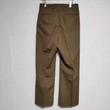 NEAT Wool Gabardine 2Tuck Trouser  ウールギャバスラックス トラウザーズ パンツ ブラウン メンズ ニート【中古】4-1215T∞