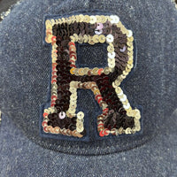 YOSHINORI KOTAKE/Ron Herman スパンコール  メッシュ 帽子 キャップ ネイビー メンズ ヨシノリコタケ/ロンハーマン【中古】5-0212G∞